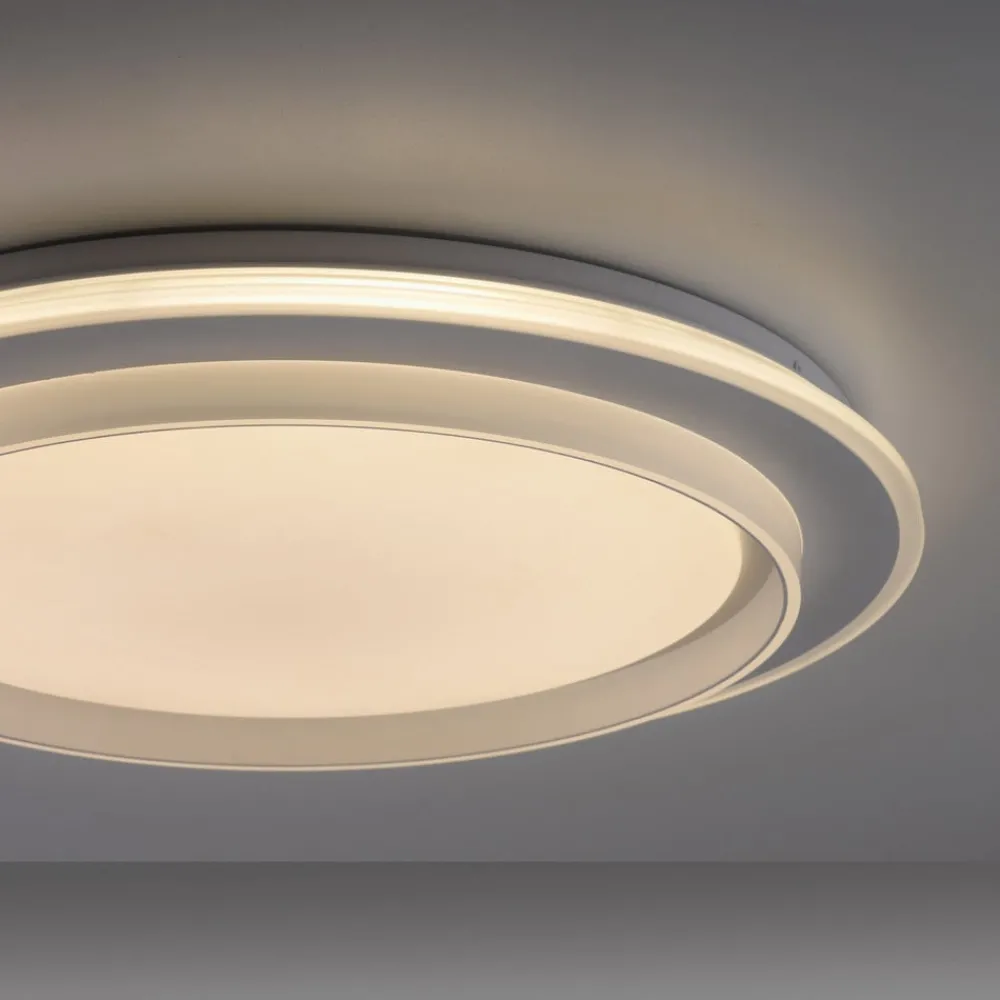 JUST LIGHT. GmbH Arbejdsrum/Kontor|Loftlamper > JUST LIGHT. LED-loftslampe Lago Ø 49,3 cm CCT fjernbetjening