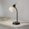 Bordlamper ^ JUST LIGHT. GmbH JUST LIGHT. Loki bordlampe, sort, jern, glas