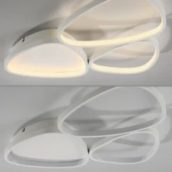 JUST LIGHT. GmbH Loftlamper|Loftlamper > JUST LIGHT. Pebbles loftlampe, hvid, dæmpbar
