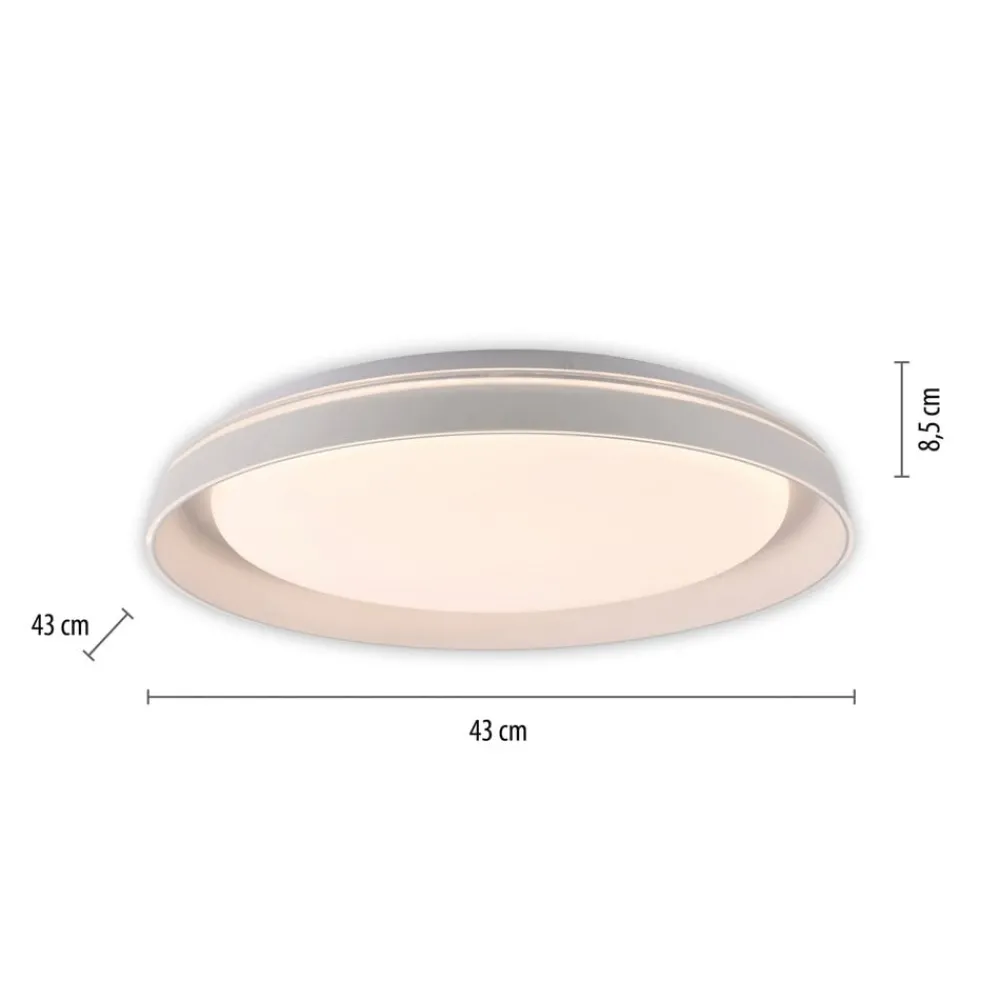 JUST LIGHT. GmbH Loftlamper|Loftlamper > JUST LIGHT. Sati loftlampe, plast, hvid