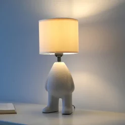 JUST LIGHT. GmbH Bordlamper > JUST LIGHT. Ted bordlampe, keramik, opretstående, sandbeige
