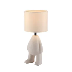 JUST LIGHT. GmbH Bordlamper > JUST LIGHT. Ted bordlampe, keramik, opretstående, sandbeige