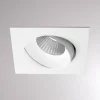 Molto Luce Indbygningsspots > Kalio LED indbygningslampe, kantet, 2700K 24° hvid