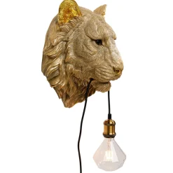 KARE Væglamper > Animal Tiger Head væglampe med stik