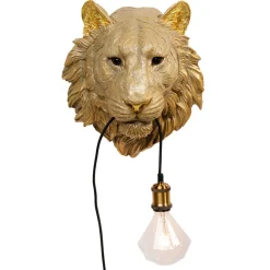KARE Væglamper > Animal Tiger Head væglampe med stik