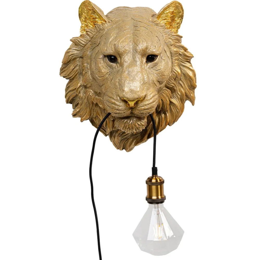 KARE Væglamper > Animal Tiger Head væglampe med stik