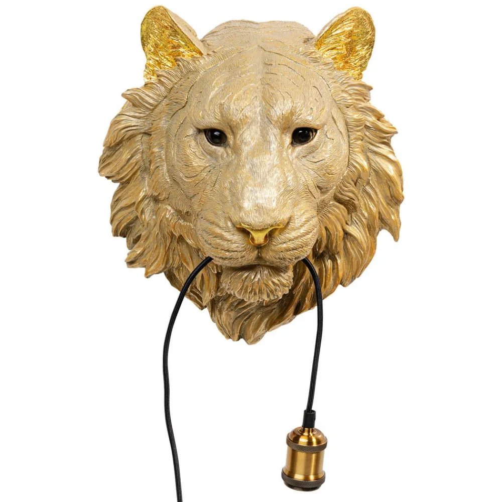 KARE Væglamper > Animal Tiger Head væglampe med stik