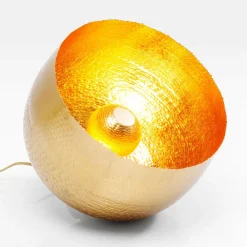 Bordlamper ^ KARE Apollon bordlampe, mat guld, Ø 35 cm