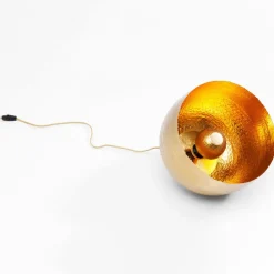 Bordlamper ^ KARE Apollon bordlampe, mat guld, Ø 35 cm