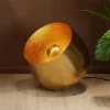 KARE Gulvlamper > Apollon gulvlampe, guld, Ø 50 cm