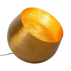 KARE Gulvlamper > Apollon gulvlampe, guld, Ø 50 cm