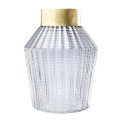 Møbel Og Interiør ^ KARE Barfly-vase, grå, glas, højde 30 cm, mundblæst