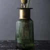 KARE Møbel Og Interiør > Barfly-vase, grøn, glas, højde 30 cm, mundblæst