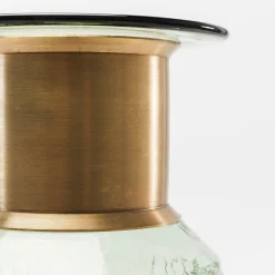 KARE Møbel Og Interiør > Barfly-vase, grøn, glas, højde 30 cm, mundblæst