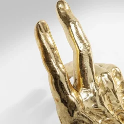 Møbel Og Interiør ^ KARE bogstøtte Holding Fingers, guldfarvet, sæt med 2 stk