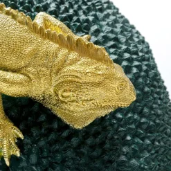 KARE Møbel Og Interiør > Chameleon Jack frugtvase, grøn/guld, polyresin