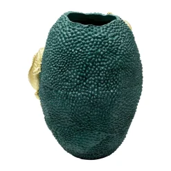 KARE Møbel Og Interiør > Chameleon Jack frugtvase, grøn/guld, polyresin