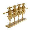 KARE Møbel Og Interiør > dekorationsfigur Dancing Cows, guldfarvet, polyresin, H 23 cm