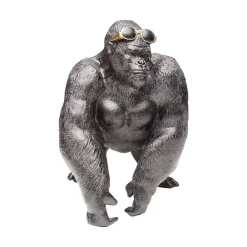 Møbel Og Interiør ^ KARE dekorativ figur Monkey Beach, højde 20 cm, sort polyresin