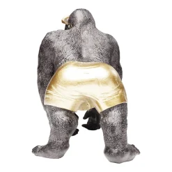 Møbel Og Interiør ^ KARE dekorativ figur Monkey Beach, højde 20 cm, sort polyresin