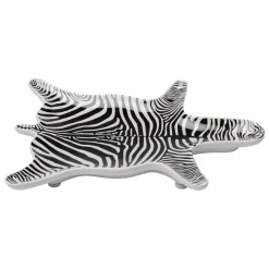 Møbel Og Interiør ^ KARE dekorativ skål zebra, porcelæn, sort/hvid, håndmalet