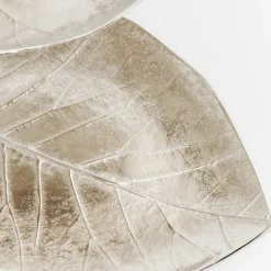 KARE Møbel Og Interiør > Etagere Leaf, aluminium, forniklet, højde 46 cm