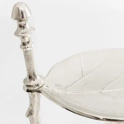 KARE Møbel Og Interiør > Etagere Leaf, aluminium, forniklet, højde 46 cm