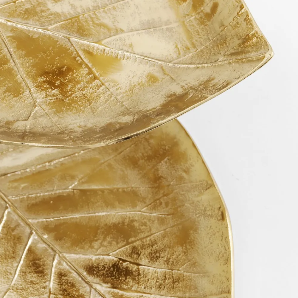 Møbel Og Interiør ^ KARE Etagere Leaf, aluminium, messingbelagt, h 46 cm
