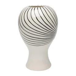 KARE Møbel Og Interiør > Favola Lady-vase, højde 30 cm, keramik, sort/hvid