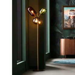 Gulvlamper ^ KARE Gulvlampe Balloon Dance, flerfarvet, glas, 160 cm, E27