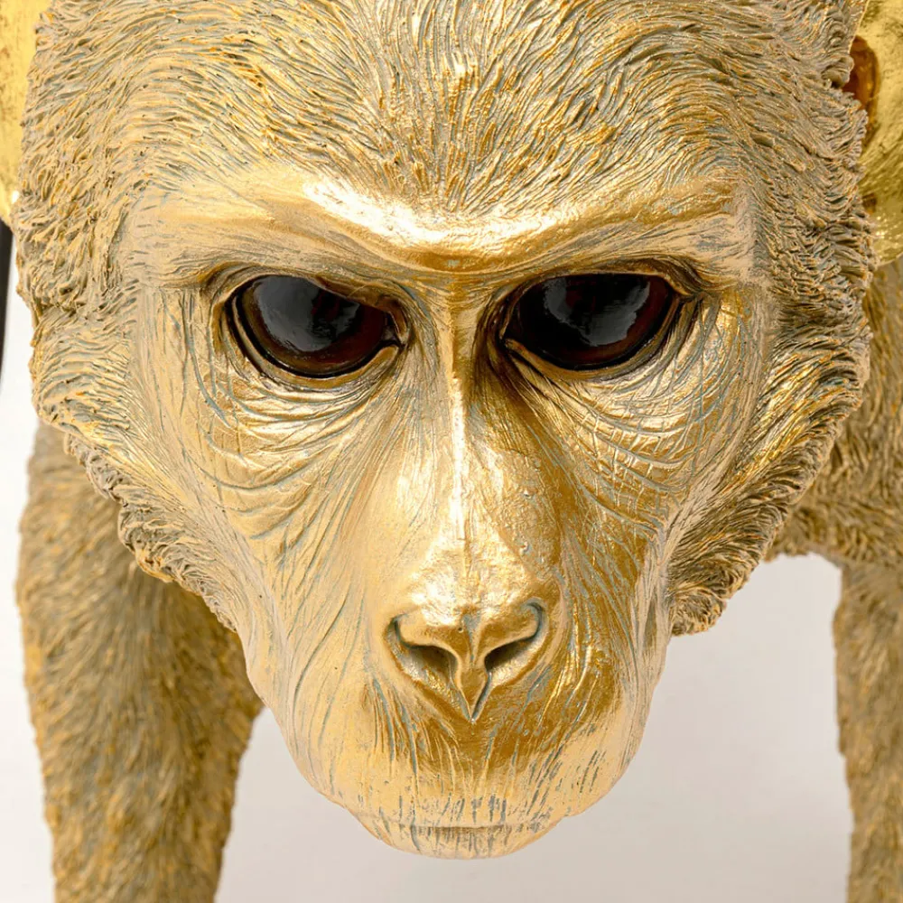 Gulvlamper ^ KARE gulvlampe Monkey Dance, guldfarvet, 120 cm, E27