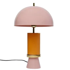 KARE Pendellamper|Bordlamper > Josy bordlampe, pink/orange, stål, højde 51 cm