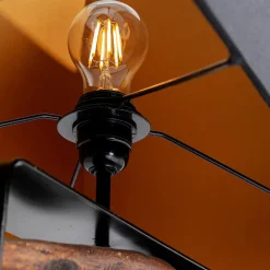 KARE Gulvlamper|Gulvlamper > Nature Wave gulvlampe med træ