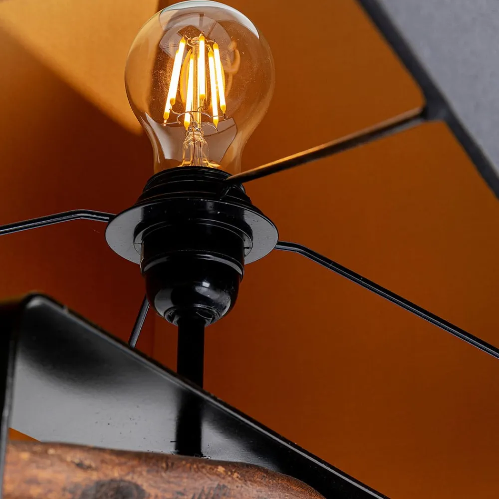 KARE Gulvlamper|Gulvlamper > Nature Wave gulvlampe med træ