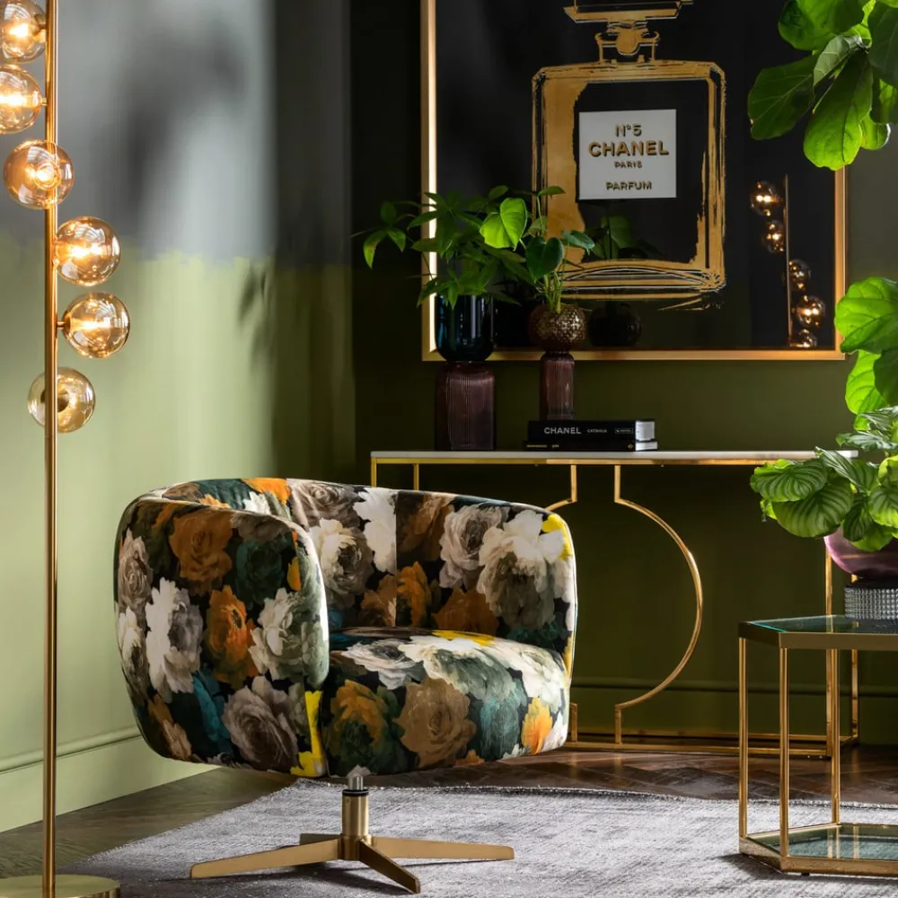 Gulvlamper|Gulvlamper ^ KARE Scala Balls gulvlampe, seks lys, guld