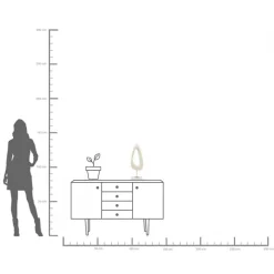 KARE Møbel Og Interiør > Soft Shape dekorativt objekt, høj form, hvid, støbt sten