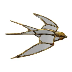 KARE Møbel Og Interiør > Swallow Mirror vægobjekt, polyresin, glas, guld
