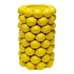 KARE Møbel Og Interiør > Vase Lemon Juice, højde 43 cm, Ø 26 cm, porcelæn, gul