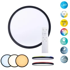 Näve Loftlamper|Loftlamper > Karl LED-loftslampe, CCT, RGB-baggrundsbelysning, Ø 54 cm