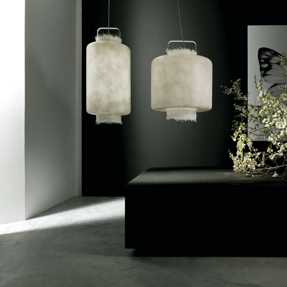 Karman Udendørs Pendellamper > Kimono udendørs LED-hængelampe, Ø 40 cm