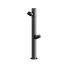 Karman Gadebelysning > LED-gadelampe Jaco, 54,3 cm, brun aluminium 2 lyskilder.