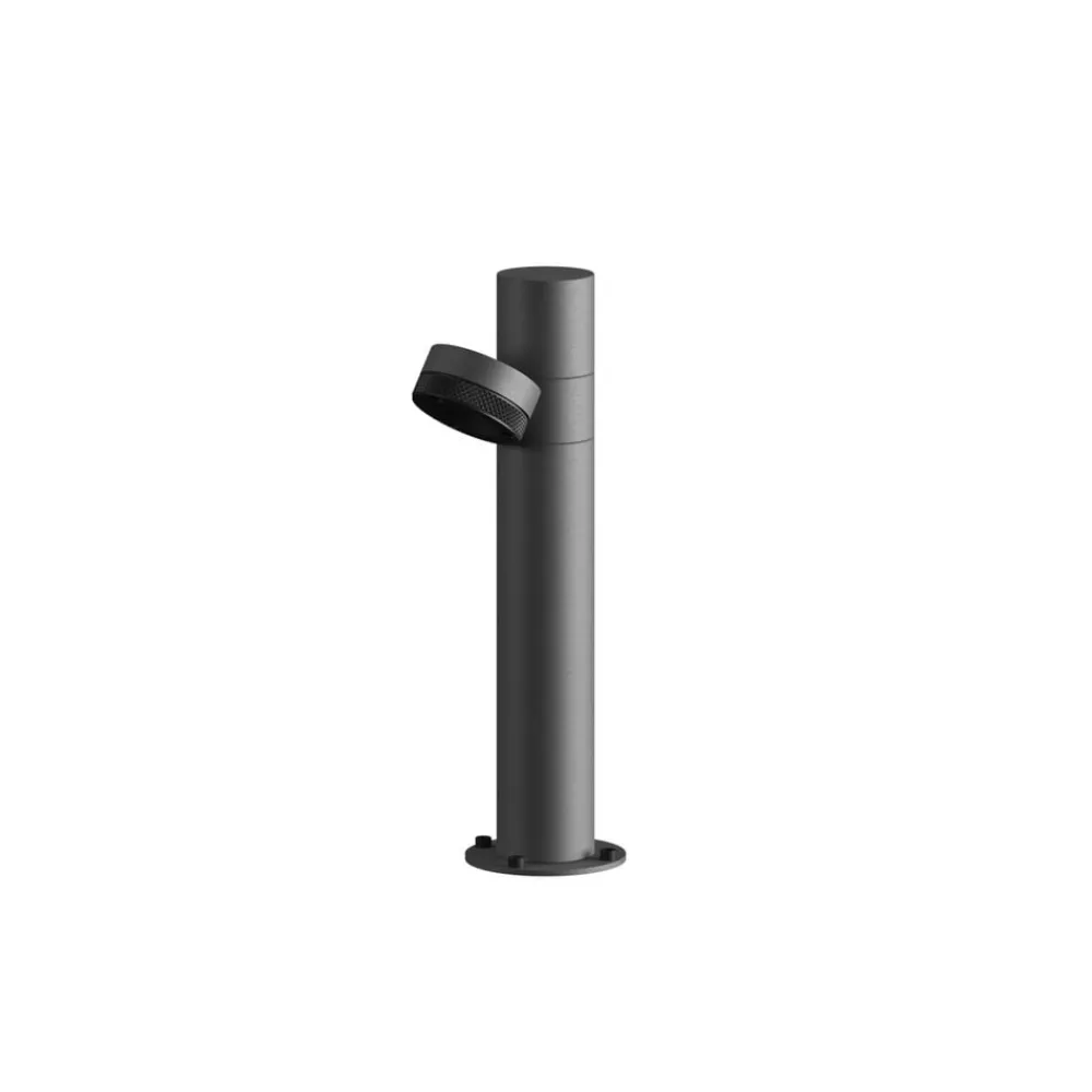 Gadebelysning ^ Karman LED-gadelampe Jaco, 30 cm, brun, aluminium, 1 lyskilde.