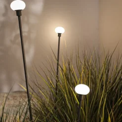Karman Udendørs Spot > LED-lampe med jordspyd MINUIT, højde 105 cm, sort, IP65
