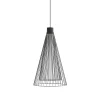 Karman Udendørs Pendellamper > udendørs LED-hængelampe Ikonika, sort, Ø 40 cm, IP55