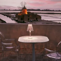 Kartell Dekorationsbelysning|Terrassebelysning > Big Battery - bordlampe IP54, transparent