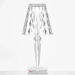 Kartell Dekorationsbelysning|Terrassebelysning > Big Battery - bordlampe IP54, transparent