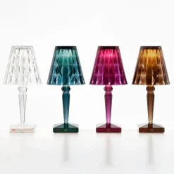 Kartell Dekorationsbelysning|Terrassebelysning > Big Battery - bordlampe IP54, transparent