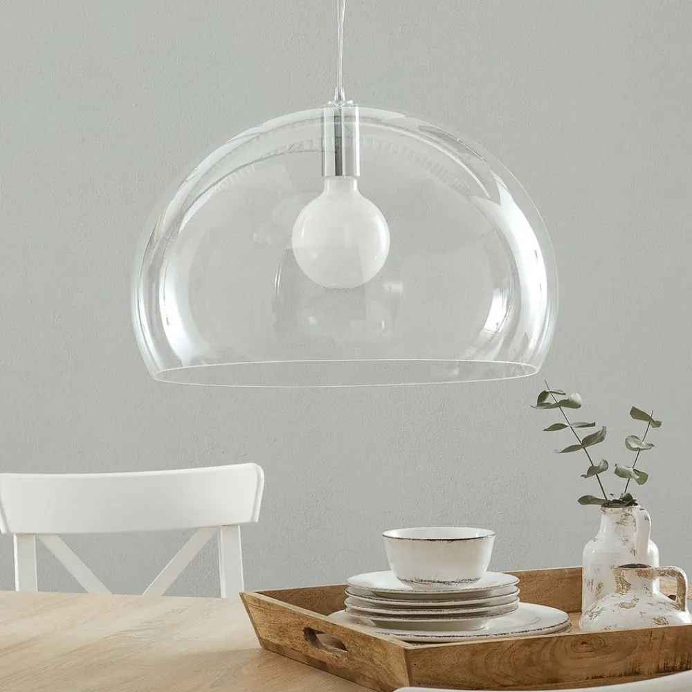 Pendellamper|Pendellamper ^ Kartell FL/Y - LED-pendellampe, transparent