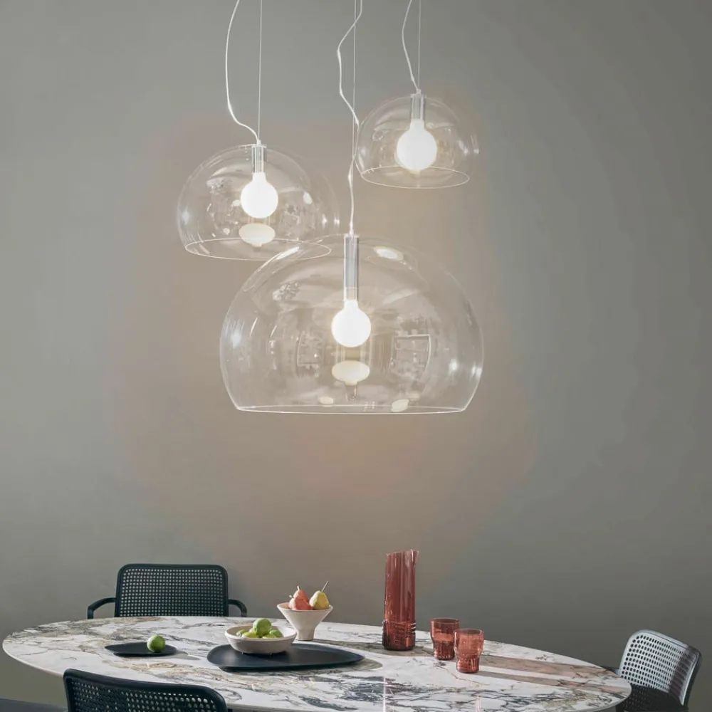 Pendellamper|Pendellamper ^ Kartell FL/Y - LED-pendellampe, transparent