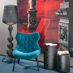Kartell Gulvlamper|Gulvlamper > Kabuki - LED-gulvlampe, lyseblå
